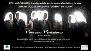 Lee más sobre el artículo La Presidenta de Abuelas de Plaza de Mayo, Estela de Carlotto en la ciudad de Santa Fe