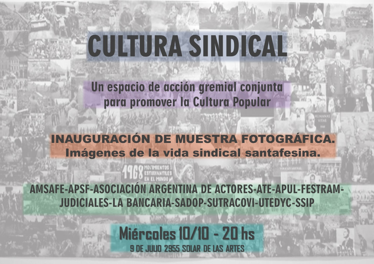 En este momento estás viendo "Cultura Sindical", un nuevo espacio intersindical